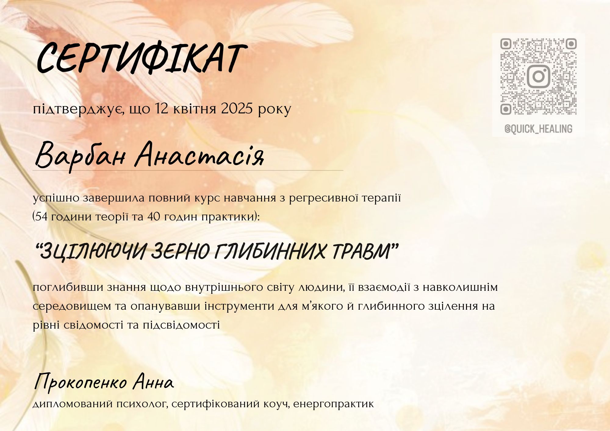 Варбан Анастасія